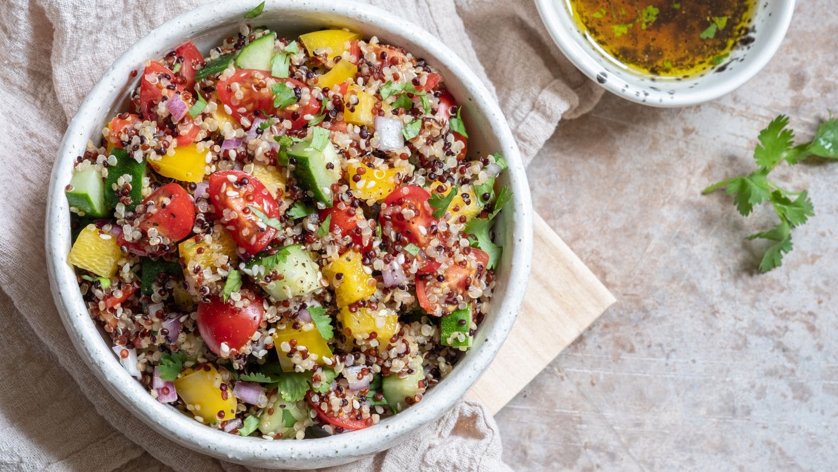 Salada de Quinoa com Legumes - Blog Cozinhe comigo